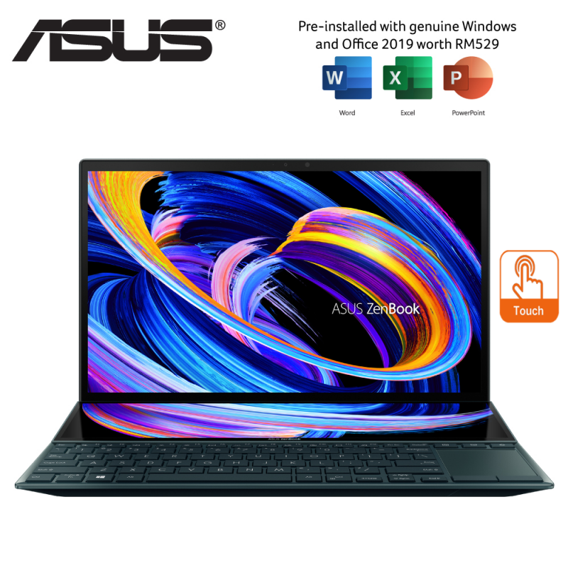 Asus ZenBook Duo 14 UX482E-GHY348TS 14'' FHD Touch Laptop