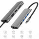 WiWU Alpha 11 in 1, WiWU Type C Hub, 11 in 1 Adapter with USB C to RJ45, HD MI, VGA, 4USB, Card Reader, 3.5 mm audio and Type C - Custom Mac BD (4439849467967)