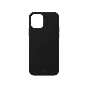 MOMAX Silicone Case 360 Protection Anti Bacterial Iphone 12 Pro Max (Black) (6610306170943)