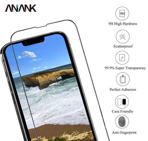 Anank Eyesafe 2.5D Reinforced Edges Tempered Glass for iPhone 13 Pro, 13 Pro Max, 12/12 pro, 12 Pro Max (4912153100351)