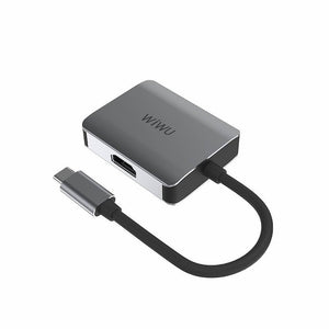 WiWU Alpha 2 in 1 A20VH USB-C Hub (4743518715967)