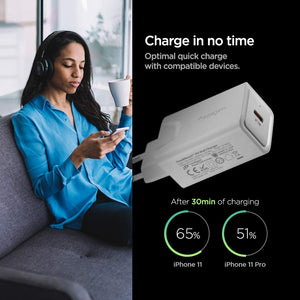 SPIGEN Essential F210 USB-C PD Wall Charger 27W (6881476509759)