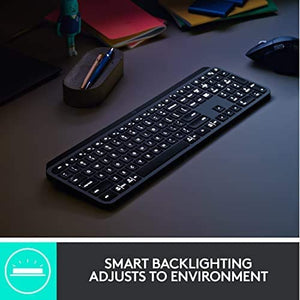 Logitech MX Keys Advanced Wireless Illuminated Keyboard - Graphite (4745710239807)