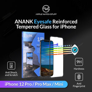 Anank Eyesafe 2.5D Reinforced Edges Tempered Glass for iPhone 12 mini, 12 , 12 Pro, 12 Pro max (4912153100351)