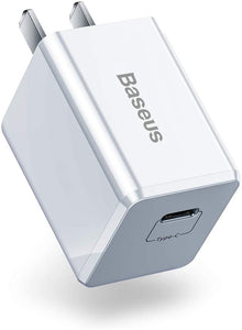 Baseus Traveler PD 18W Quick Charger with Cable Type C to Lightening (4745941680191)