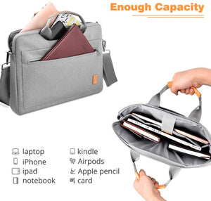 Wiwu Pioneer Laptop Shoulder Bag for 13-13.3 MacBook Pro & Air,14 inch HP Dell Notebook Waterproof Laptop Carrying Case (6610421252159)