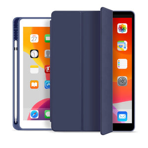 WiWU Smart Folio protective case for iPad 10.2 10.5 2019 PU Leather  with Pencil Holder (4744327299135)