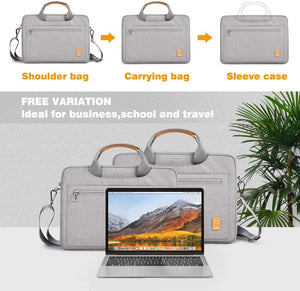 Wiwu Pioneer Laptop Shoulder Bag for 13-13.3 MacBook Pro & Air,14 inch HP Dell Notebook Waterproof Laptop Carrying Case (6610421252159)