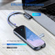Baseus Superlative Multifunctional HUB (Type-C to 3 x USB3.0 + 4K HDMI + RJ45 + PD) (4702226841663)