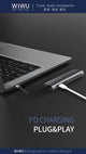 WiWU Alpha 831HRT, WiWU Type C Hub, 8 in 1 Adapter with USB C to RJ45 HD MI 3USB Card Reader Multifunctional USB HUB - Custom Mac BD (4439833411647)