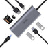 WiWU Type C Hub 8 in 1 Adapter with USB C to RJ45 HD MI 3USB Card
