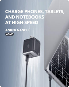 Anker Nano II 65W USB C Charger for MacBook Pro & Air (6707686572095)