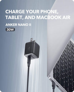 Anker Nano II 30W USB C Charger for MacBook Air/iPhone 12/12 Mini/12 Pro/Max, Galaxy S21/ S21+, Note 20/ Note 10, iPad (6707708100671)