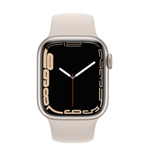 Brand New Apple Watch Series 7 - Starlight Aluminum Case with Starlight Sport Band (GPS) 41MM & 45MM (6781601153087)