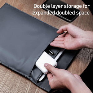 Baseus Laptop Sleeve Bag for Macbook Air Pro 13.3/16 inch Laptop Sleeve Bag For PU Handbag (4699306033215)