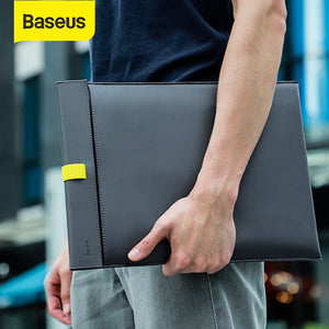 Baseus Laptop Sleeve Bag for Macbook Air Pro 13.3/16 inch Laptop Sleeve Bag For PU Handbag (4699306033215)
