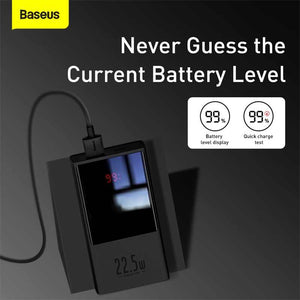 Baseus Super Mini Digital Display Quick Charge Power Bank 10000mAh 22.5W (6610320162879)