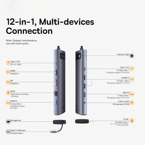 Baseus-Starjoy-12-port-hub-Custom-Mac-BD (7110379929663)