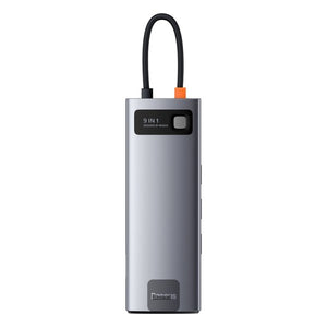 Baseus Metal Gleam Series 9 in 1 USB C Hub (7110382551103)