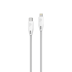 Powerology Braided USB-C to Lightning Cable (2m/6.6ft) (6849182761023) (6849185054783)