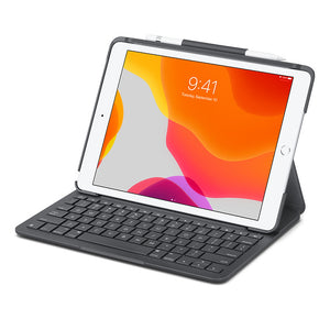 Logitech Slim Folio Case with Integrated Bluetooth Keyboard for iPad (7th & 8th generation) (4851260620863)