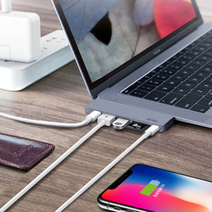 Wiwu USB Hub 7 In 1 Type-c Hyperdrive - Custom Mac BD (1295269003332)