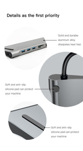 Baseus USB Hub 10 In 1 - Custom Mac BD (1295977283652)