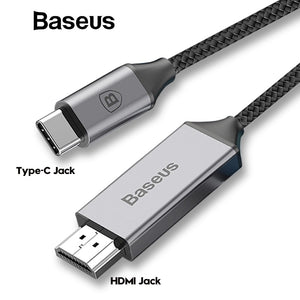 Ugreen/baseus USB C Hdmi Cable Type C To Hdmi Thunderbolt 3 1.5m - Custom Mac BD (1566869880895)