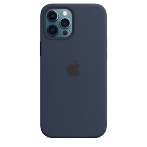 iPhone Silicone Case with MagSafe for iPhone 12, 12 Pro, 12 Pro Max - Deep Navy (China Original) (4937160392767)