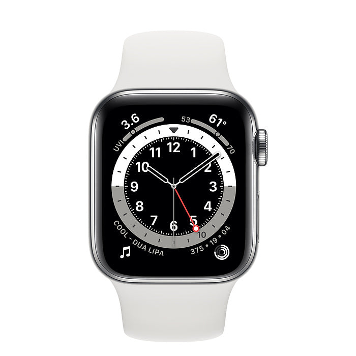 Apple Watch Series 6 Silver Aluminum Case Custom Mac BD