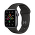 Apple Watch SE Space Gray Aluminum Case with Black Sport Band