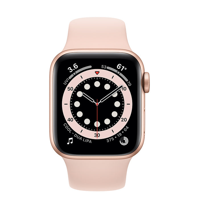 Brand New Apple Watch Series Gold Aluminum Case with Pink Sand Sport Band(GPS) 40MM