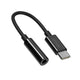 JOYROOM USB Type C to 3.5mm Headphone Jack Adapter (SH-C1) White, Black (4705776205887)