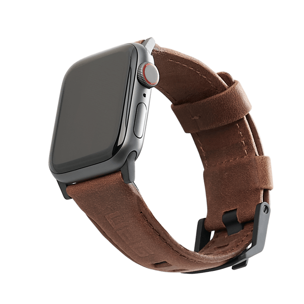 UAG Leather Strap Apple Watch- 42mm 44mm Custom Mac BD