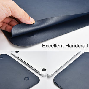 Wiwu Laptop Sleeve Water-resistant Pu Leather Ultra-slim Sleeve 13" & 15" - Custom Mac BD (1569121435711)