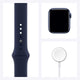 Brand New Apple Watch - Series 6 - Blue aluminum case with Navy Blue sport band strap (GPS) 44MM (4818303221823)