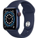 Brand New Apple Watch - Series 6 - Blue aluminum case with Navy Blue sport band strap (GPS) 44MM (4818303221823)