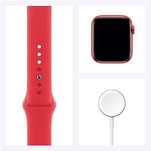 Brand New Apple Watch - Series 6 - Red aluminum case with Red sport strap (GPS) 44MM (4818303615039)