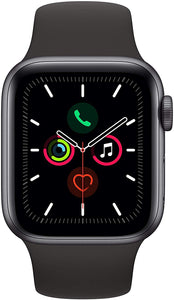 Brand New Apple Watch - Series 5 - Space Gray Aluminum Case with Black Sport Band (GPS) 44MM - Custom Mac BD (4595143573567)