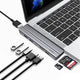 WiWU T9 hub, 8 in 1 hub, USB C Hub with Type C Adapter (4743538278463)