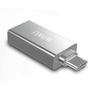 WiWU T02 USB-C Adaptor, up to 5Gbps data transfer speed (4744203042879)
