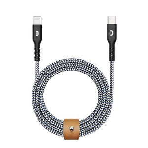 Zendure SuperCord USB-C to Lightning Cable, Black (1m/3.3 ft.) - Custom Mac BD (4460935020607)
