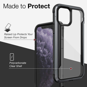 Defense iPhone Case Shield-Black for iPhone 12 Mini/ 12/ 12 Pro/ 12 Pro Max/ 11 Pro and iPhone 11 Pro Max (4672292519999)