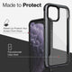 Defense iPhone Case Shield-Black for iPhone 12 Mini/ 12/ 12 Pro/ 12 Pro Max/ 11 Pro and iPhone 11 Pro Max (4672292519999)