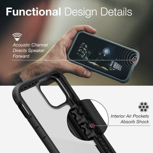Defense iPhone Case Shield-Black for iPhone 12 Mini/ 12/ 12 Pro/ 12 Pro Max/ 11 Pro and iPhone 11 Pro Max (4672292519999)