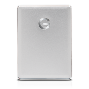 G-DRIVE mobile USB-C Portable Storage Drive - Silver - 2TB - Custom Mac BD (1742634909759)