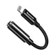 Baseus L3.5 Lightning Male to 3.5mm Female Adapter - Black/White (4714300833855)