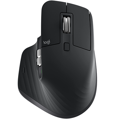 Logitech MX Master 3 Advanced Wireless Mouse, Ultrafast Scrolling,  Ergonomic, 4000 DPI, Customization, USB-C, Bluetooth, USB, Apple Mac,  Microsoft PC