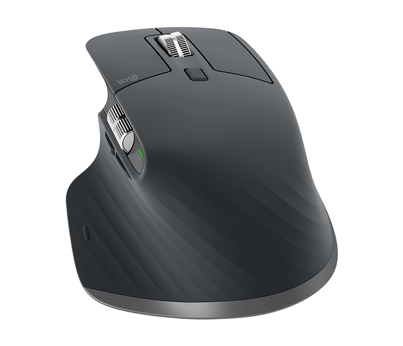 Logitech MX Master 3 Advanced Wireless Mouse, Ultrafast Scrolling,  Ergonomic, 4000 DPI, Customization, USB-C, Bluetooth, USB, Apple Mac,  Microsoft PC