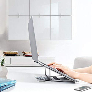WiWU S100 Lohas Laptop Stand Foldable Aluminum Frame with 5 Angle Adjustments (4643707748415)